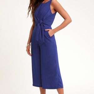 Lulu’s Midi Jumpsuit (Cobalt Blue)